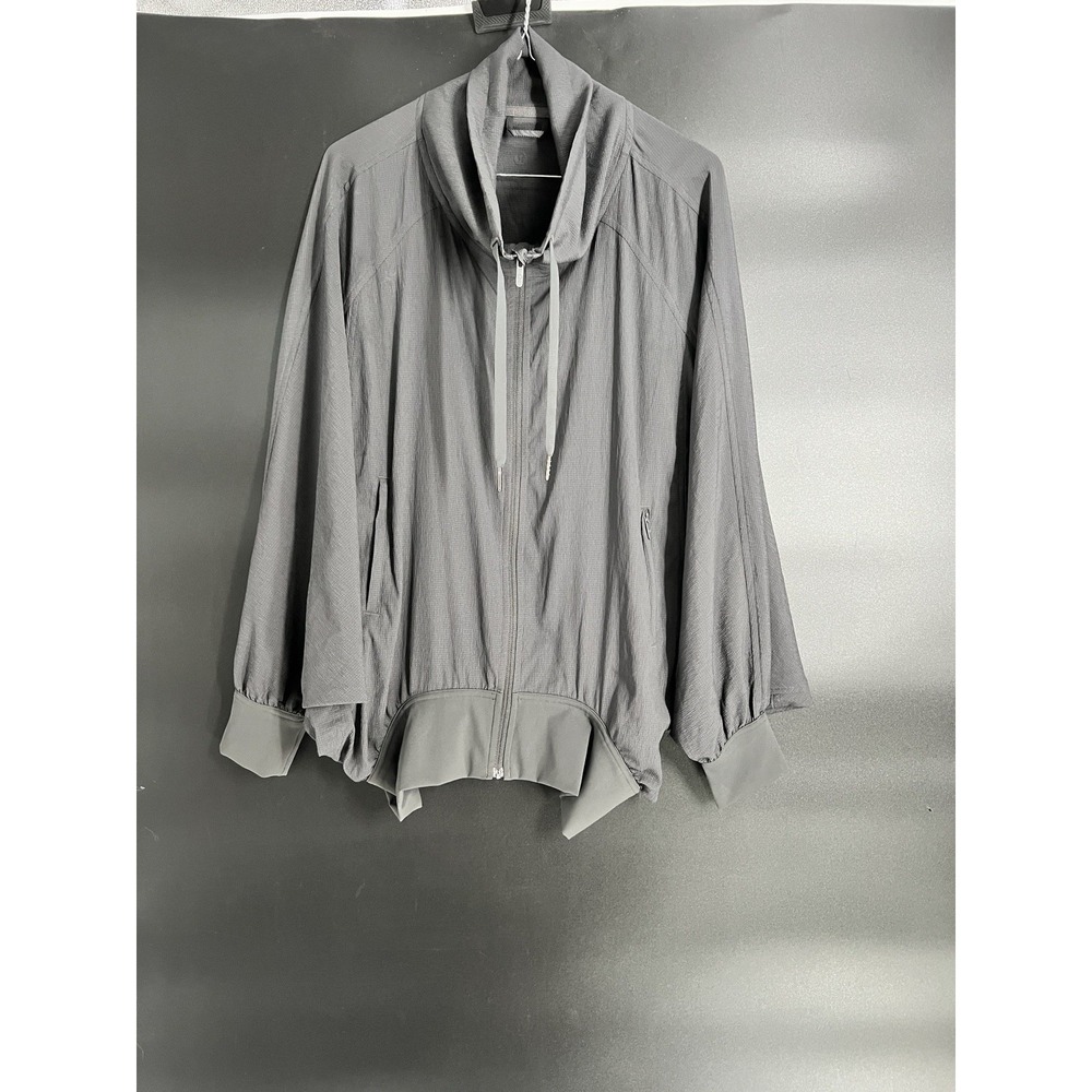 LULULEMON New Rituals Jacket Graphite Grey Size 4 Athleisure Casual Drapey